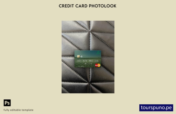listo para imprimir Mauritania Chinguitty Bank mastercard photolook plantilla fr